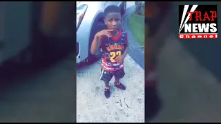 Young Thug teaches his son to throw the Bloods Gang Signs (Crip Killa)