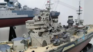 1:350 French Battleship Richelieu and UK Battleship Prince of Wales