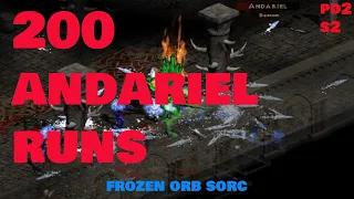 200 Andariel Runs - Project Diablo 2: Season 2: Transcendence - Frozen Orb