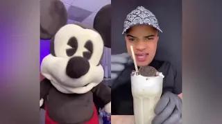 Tiktok Mickey Mouse Reacts (TRY NOT TO LAUGH CHALLENGE) Part 2 @HassanKhadair