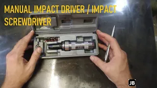 Manual impact driver / Impact screwdriver how it works