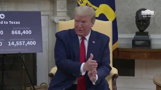 President Trump Meets with the Governor of Texas