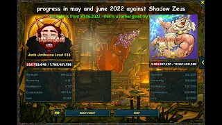 still no luck - Shakes & Fidget - Zeus (Shadow World) - it is all about RNG - 30.06.2022
