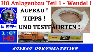 H0 Anlagenbau Teil 1: Gleiswendel Aufbau