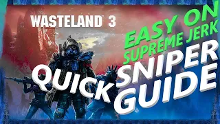 Huge crits Sniper - Guide for Supreme Jerk - Most broken and OP class in Wasteland 3