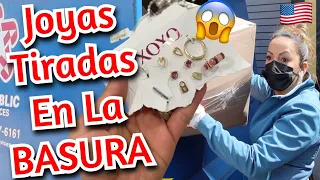 Joyas Tiradas en la BASURA😱😳Increible lo que tiran las tiendas en estados unidos🇺🇸#NoemyB