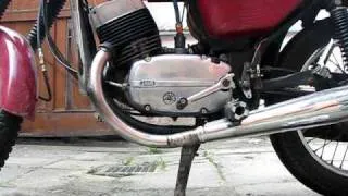 Jawa 350/632 start za tepla