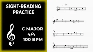 Sight Reading Practice - C Major - Intermediate - Ex.5
