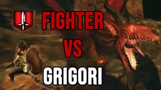 Fighter Vs Grigori (lv46) SOLO HARD MODE | Dragon's Dogma