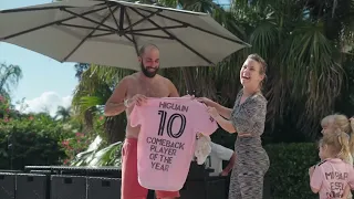 Moment: Gonzalo Higuain's family surprises him with MLS Comeback Player of the Year honour