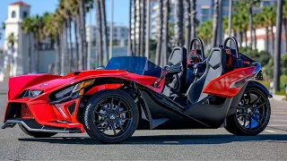 Brighter and More Comfortable Than Ever. 203 Hp, 2.0 L Four-Cylinder Engine, Polaris Slingshot 2024