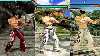 Tekken 5 vs Tekken 6 vs Tekken 7 | Charakters Comparison