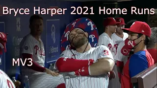 Bryce Harper 2021 Home Runs (HD)