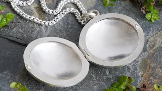 Making a Simple Locket in Silver, Locket Making from Scratch