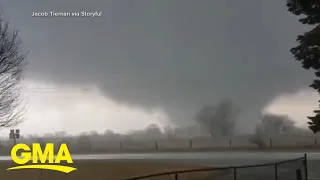 Deadly tornado hits Iowa l GMA
