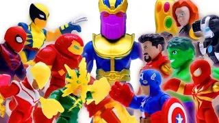 Avengers Fighting Against Thanos! Infinity War Full Episode - Toys Play Time