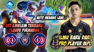 GOKIL! ILMU MAHAL DARI PRO PLAYER MPL! CLAUDE FIRMNESS! SEKUAT INI TERNYATA! | MLBB - Meppostore.id