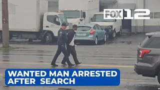 Wanted man arrested after extensive search in SE Portland