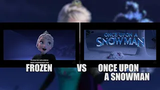 Frozen vs Once upon a snowman || Everything is connected LOL ||