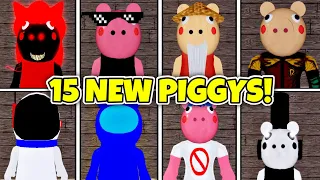FIND THE PIGGY MORPHS *How to Get ALL 15 NEW Piggy Morphs and Badges* [125] - Roblox
