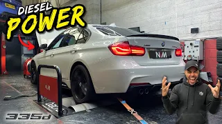 INSANE GAINS ON THE BMW 335D.. ABSOLUTE TORQUE MONSTER!