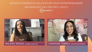 Milano Di Rouge - Fashion Powerhouse @IamMilanRouge Interview With 21Ninety