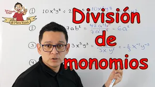 División de monomios | Super fácil