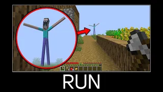 Minecraft wait what meme part 353 (Scary Big Herobrine)