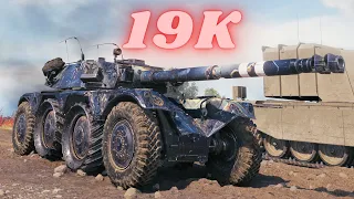 Panhard EBR 105  19K Spot Damage &  EBR 105 ??? World of Tanks,WoT tank battle