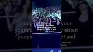 Kendall jenner and hailey bieber dancing in harry style’s concert #shortsvideo #youtubeshorts