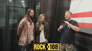 Ned-Rock 108 Interviews Lzzy & Joe of @HalestormRocks at @upheavalfestival