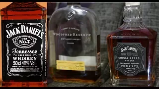 Что лучше??? Бурбон виски Jack Daniels Single Barrel / Old No.7 / Woodford Reserve?