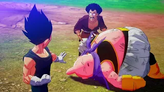 DBKAKAROT VEGETA WANTS TO KILL MAJIN BUU