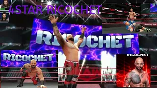 WWE mayhem 4STAR RICOCHET WITH ALL MOVESET RAW GAMEPLAY