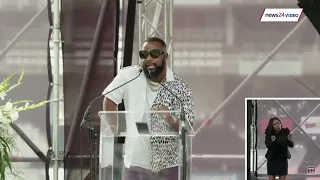 Cassper Nyovest's Speech At Riky Rick's Memorial