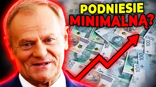 Tusk dostał pytanie nt. podniesienia płacy minimalnej. "Podniesiemy tyle, ile nakazuje ustawa”