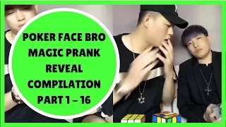 Poker Face Bro Magic Prank Reveal Comedy Compilation Part 1-16 (instagram.com/SimplyFunStuff)