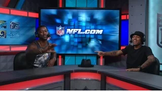 Nate Burleson Freestyles with Bow Wow | The R&B Podcast | NFL