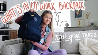 New Grad Peds Nurse | What's in my Work Backpack & Badge