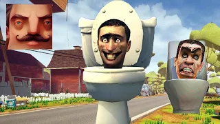 Hello Neighbor - My New Neighbor Skibidi Toilets Final History All Season Gameplay Skibidi Toilet 13