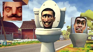 Hello Neighbor - My New Neighbor Skibidi Toilets Final History All Season Gameplay Walkthrough