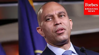 Hakeem Jeffries Holds First Press Conference As Democrats Lose Key Votes In The House