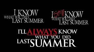 Evolution of I KNOW WHAT YOU DID LAST SUMMER movie trailers (1997-2006)