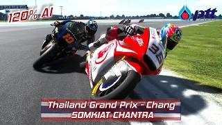 MotoGP 19, Moto2 Gameplay - THAILAND GP, CHANG - Somkiat CHANTRA (120% AI)