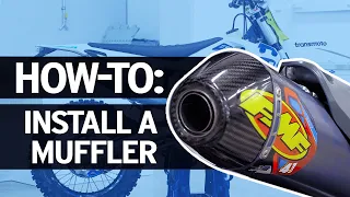 Dirt Bike Tech Tips/How-To: Install a Muffler | FMF Factory 4.1 RCT