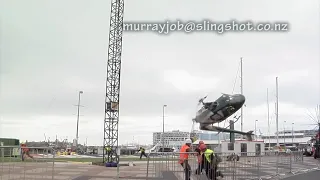 Helicopter accidentally flies into power line