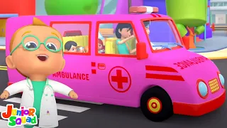 Wheels On The Ambulance + More Rhymes and Vehicles Songs for Babies