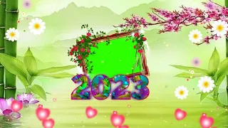 Happy new year green screen video 2023 | Happy new year green screen 2023 | 2023 green screen