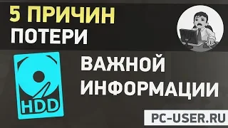 Резервное копирование не спасет ваши файлы. 5 причин потери важной информации