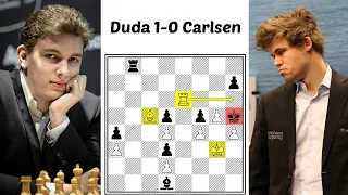 SZACHY 146#  Jan Krzysztof Duda 1-0 Magnus Carlsen, 20 maja 2020r., Polak pokonuje mistrza świata!